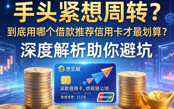 手头紧想周转？到底用哪个借款推荐信用卡才最划算？深度解析助你避坑