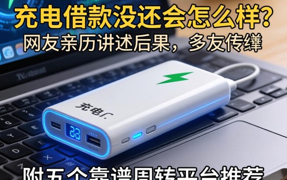 充电宝借款没还会怎么样？网友亲历讲述后果，附五个靠谱周转平台推荐