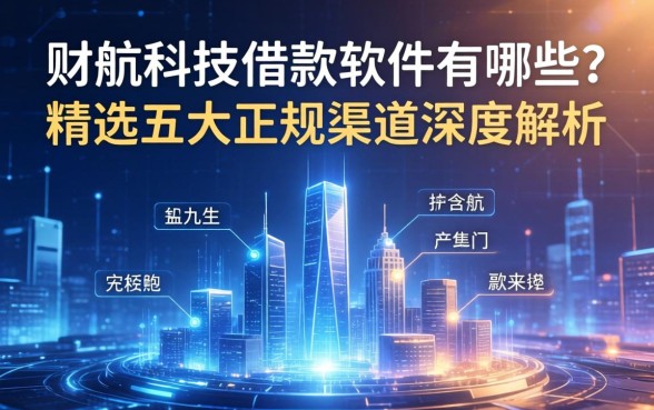财航科技借款软件有哪些？精选五大正规渠道深度解析