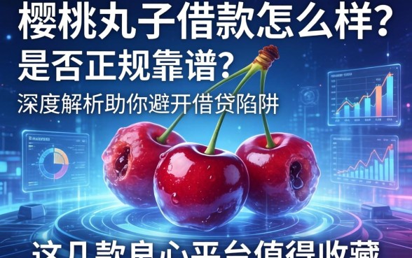 樱桃丸子借款怎么样?是否正规靠谱?深度解析助你避开借贷陷阱,这几款良心平台值得收藏