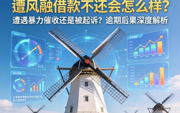 大风车借款不还会怎么样？遭遇暴力催收还是被起诉？逾期后果深度解析