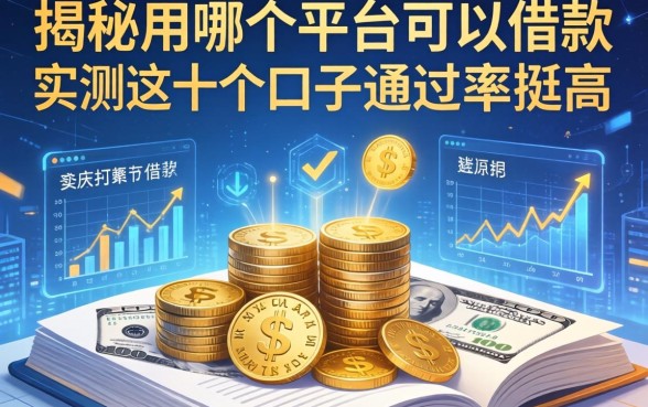 揭秘用哪个平台可以借款，实测这十个口子通过率挺高