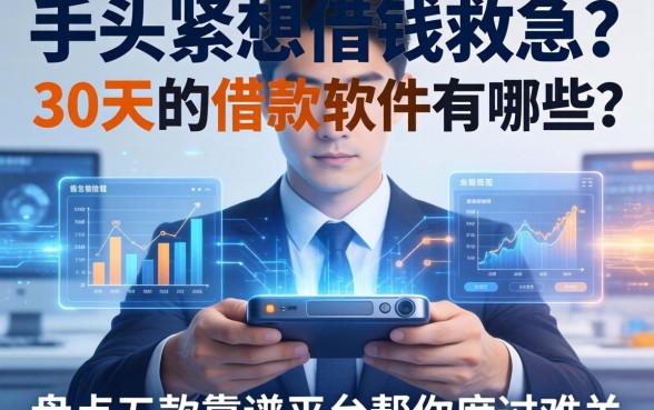 手头紧想借钱救急？30天的借款软件有哪些？盘点五款靠谱平台帮你度过难关
