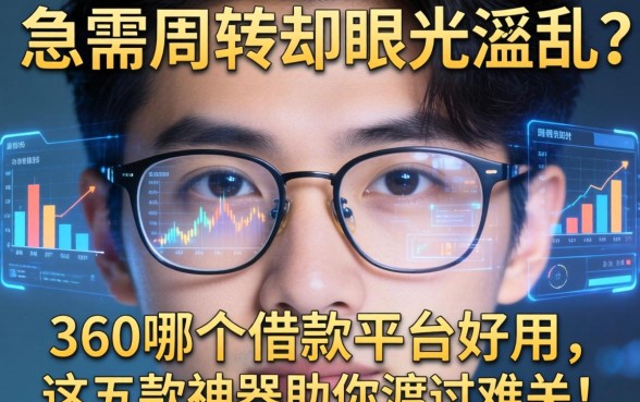 急需周转却眼花缭乱？深度解析360哪个借款平台好用，这五款神器助你渡过难关！