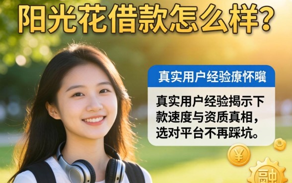 阳光花借款怎么样？真实用户经历揭示下款速度与资质真相，选对平台不再踩坑