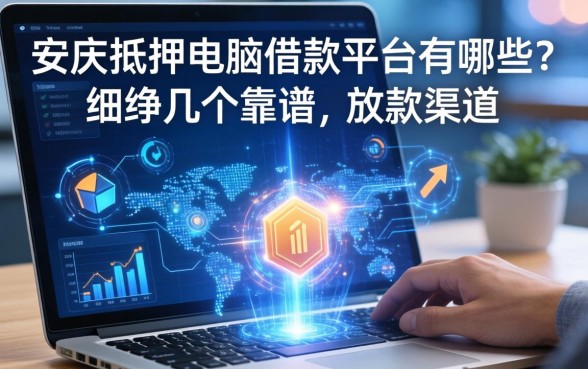 安庆抵押电脑借款平台有哪些？细数几个靠谱的放款渠道