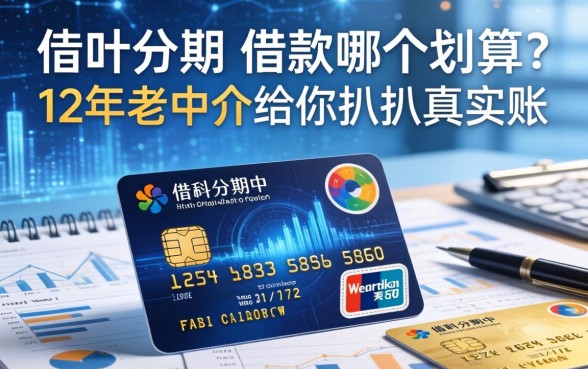 信用卡分期和借款哪个划算？12年老中介给你扒扒真实账