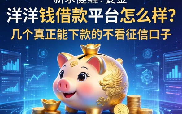 洋洋钱罐借款平台怎么样?分享几个真正能下款的不看征信口子