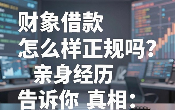 财象借款怎么样正规吗?亲身经历告诉你真相,这几个靠谱平台更值得选