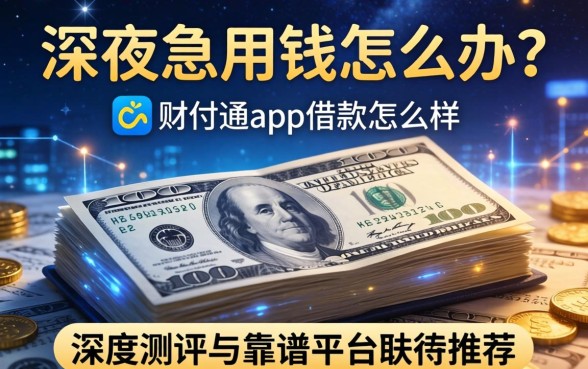 深夜急用钱怎么办？财付通app借款怎么样？深度测评与靠谱平台推荐