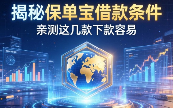 揭秘保单宝借款条件有哪些,亲测这几款下款容易