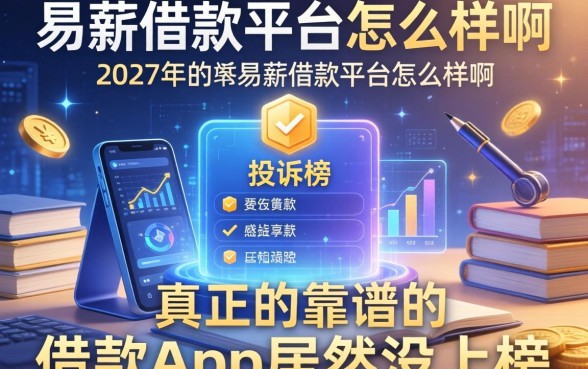 我翻遍了2027年的投诉榜，易薪借款平台怎么样啊，真正的靠谱的借款app居然没上榜