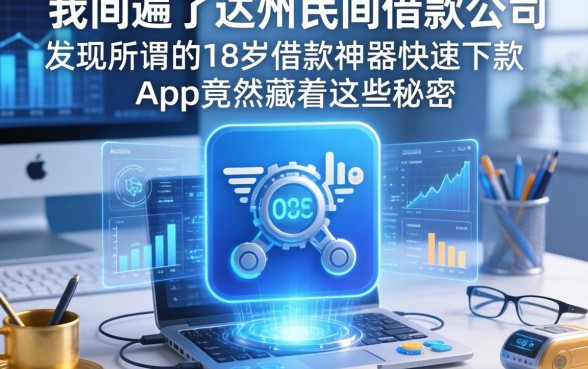 我翻遍了达州民间借款公司,发现所谓的18岁借款神器快速下款app竟然藏着这些秘密