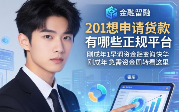 20岁想申请贷款有哪些正规平台？刚成年急需资金周转看这里