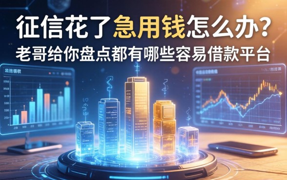 征信花了急用钱怎么办？老哥给你盘点都有哪些容易借款的平台