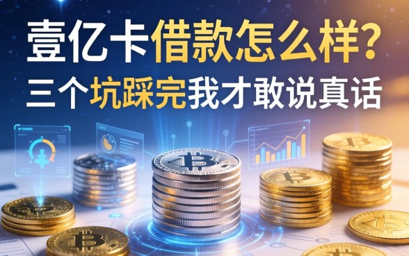 壹亿卡借款怎么样？三个坑踩完我才敢说真话