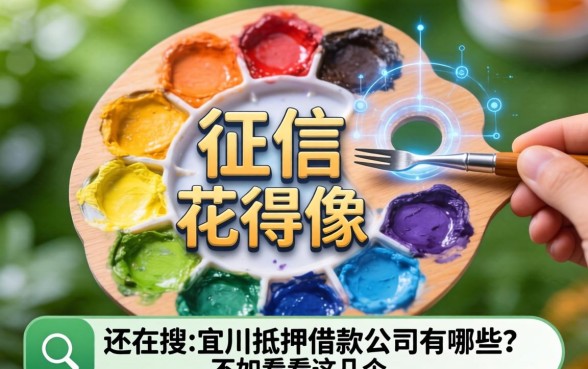 征信花得像调色盘，还在搜宜川抵押借款公司有哪些？不如看看这几个
