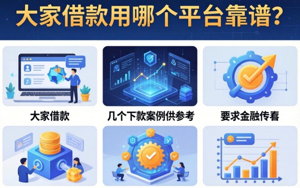 大家借款用哪个平台靠谱？整理了几个下款案例供参考