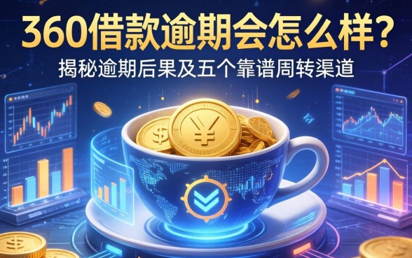360借款逾期会怎么样？揭秘逾期后果及五个靠谱周转渠道