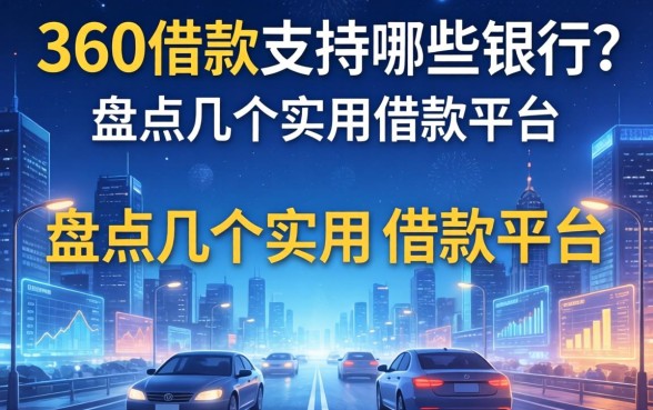 360借款支持哪些银行？盘点几个实用的借款平台