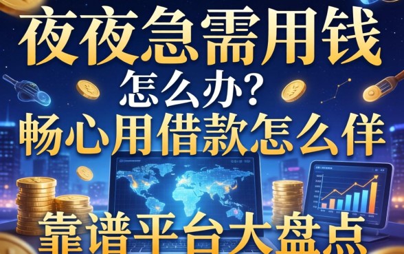 深夜急需用钱怎么办？畅心用借款怎么样？靠谱平台大盘点