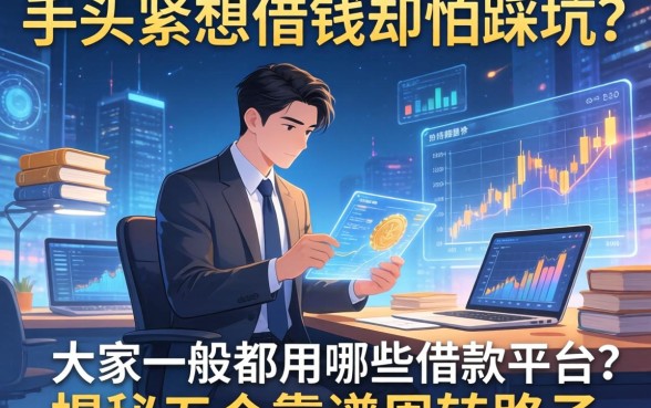 手头紧想借钱却怕踩坑?大家一般都用哪些借款平台?揭秘五个靠谱周转路子