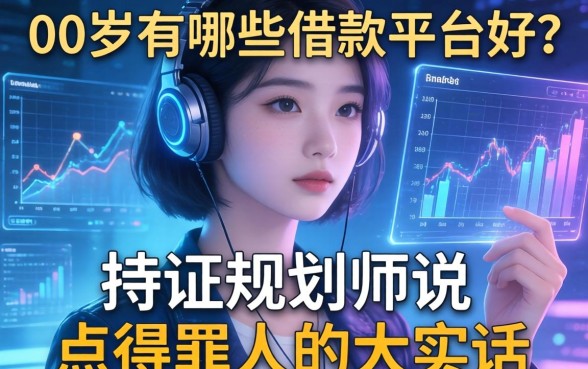 00后有哪些借款平台好？持证规划师说点得罪人的大实话
