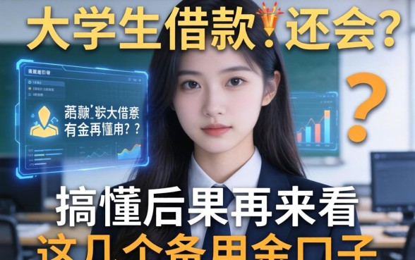 大学生借款不还会怎么样？搞懂后果再来看这几个备用金口子