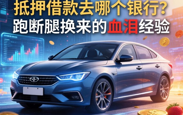 车抵押借款去哪个银行?跑断腿换来的血泪经验