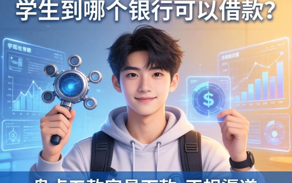学生到哪个银行可以借款？盘点五款容易下款的正规渠道