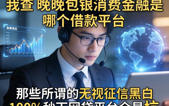 我查了一晚上包银消费金融是哪个借款平台，发现那些所谓的无视征信黑白100%秒下网贷平台全是坑