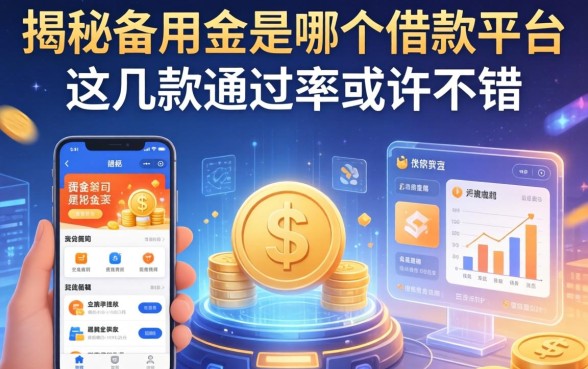 揭秘备用金是哪个借款平台:这几款通过率或许不错