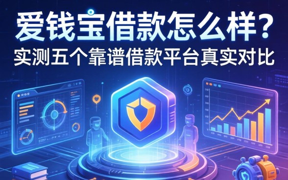 爱钱宝借款怎么样？实测五个靠谱借款平台真实对比