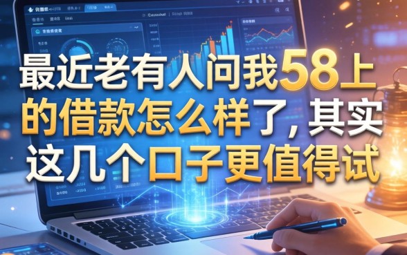 最近老有人问我58上的借款怎么样了,其实这几个口子更值得试