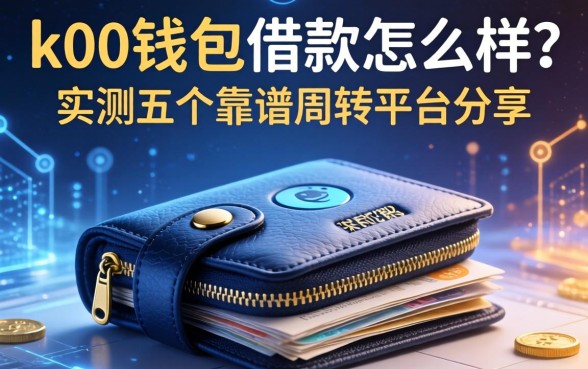 k00钱包借款怎么样？实测五个靠谱周转平台分享