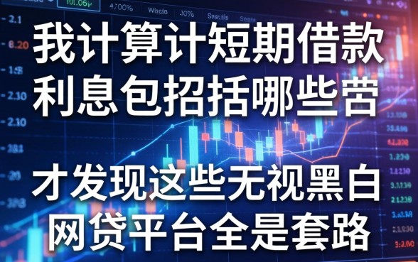 我算了算短期借款利息包括哪些，才发现这些无视黑白的网贷平台全是套路