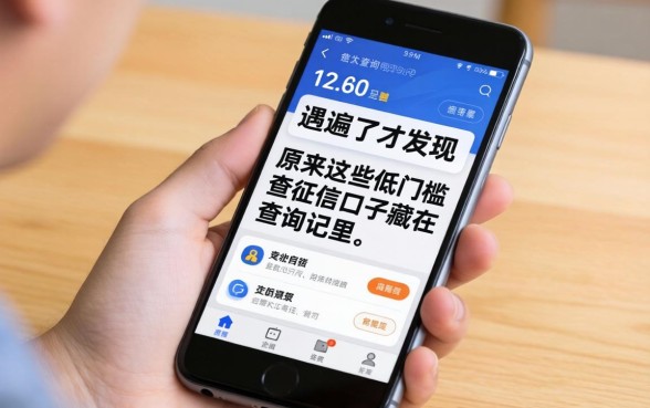 我翻遍了手机才发现,原来这些低门槛不查征信的口子藏在查询记录里
