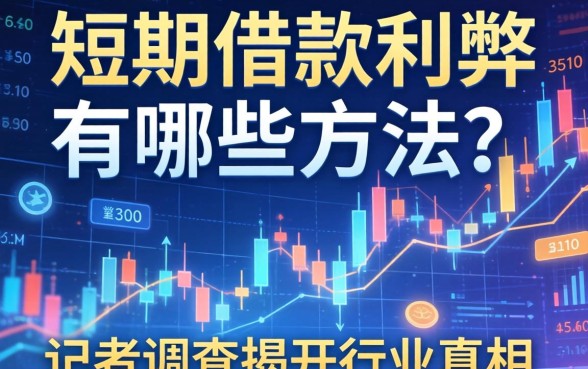 短期借款利弊有哪些方法?记者调查揭开行业真相