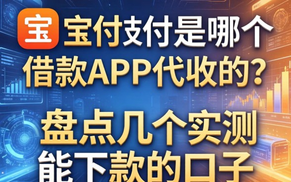 宝付支付是哪个借款app代收的？盘点几个实测能下款的口子