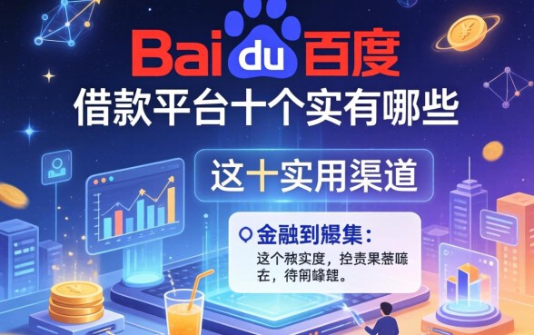 揭秘百度的借款平台有哪些，整理出这十个实用渠道