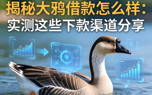 揭秘大鹅借款怎么样:实测这些下款渠道分享