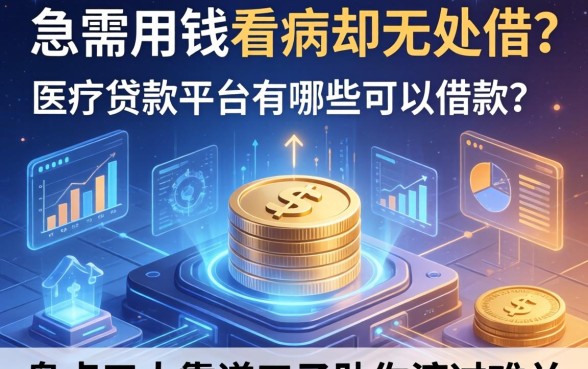 急需用钱看病却无处借？医疗贷款平台有哪些可以借款？盘点五大靠谱口子助你渡过难关