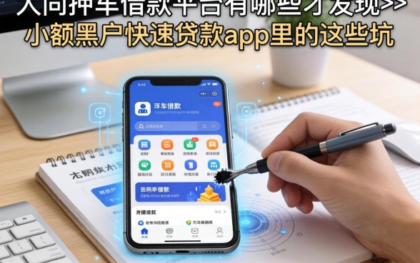我整理了大同押车借款平台有哪些，才发现手机小额黑户快速贷款app里的这些坑