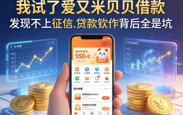 我试了爱又米贝贝借款，发现不上征信的贷款软件背后全是坑
