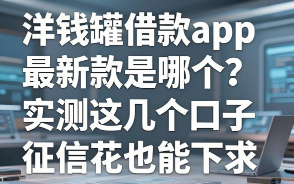洋钱罐借款app最新款是哪个?实测这几个口子征信花也能下