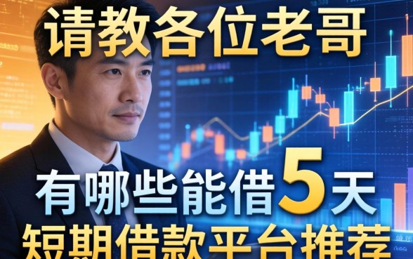 请教各位老哥,有哪些能借5天的短期借款平台推荐?