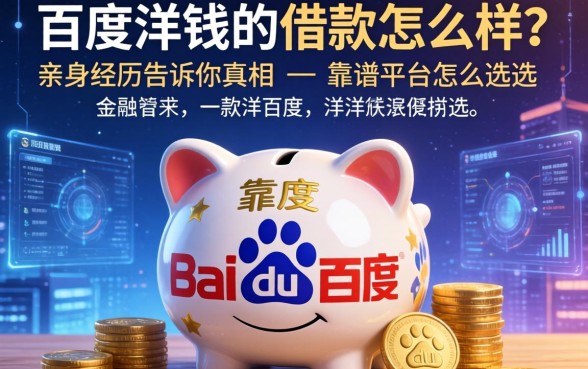 百度洋钱罐借款怎么样?亲身经历告诉你真相,靠谱平台怎么选?