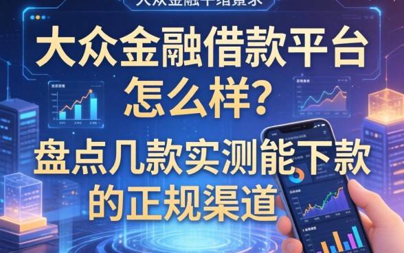 大众金融借款平台怎么样？盘点几款实测能下款的正规渠道
