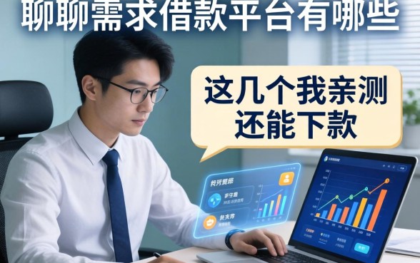 聊聊需求借款平台有哪些,这几个我亲测还能下款
