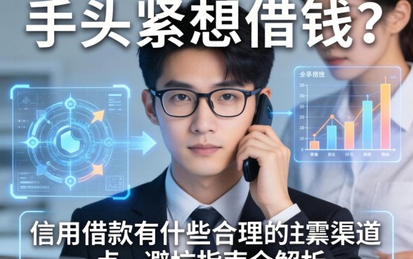 手头紧想借钱？信用借款有哪些合理的渠道与避坑指南全解析